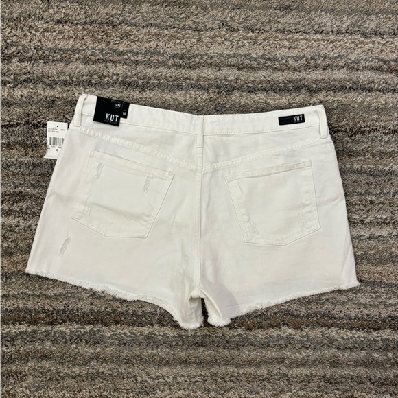 KUT From The Kloth High Rise Jane Shorts Sz 16 NWT | KUT High Rise Denim Shorts - Picture 13 of 14